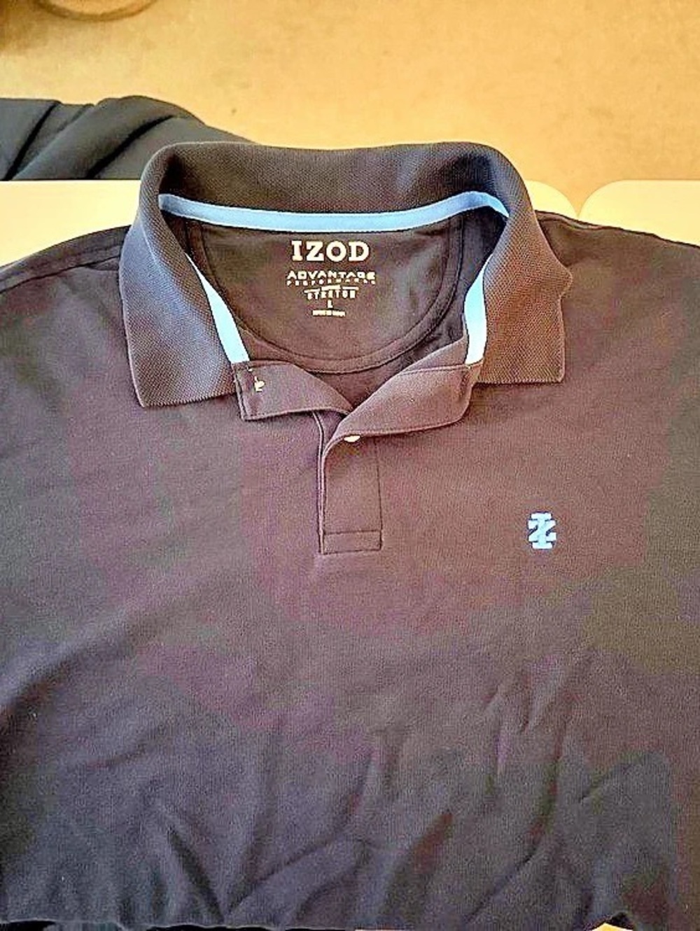 IZOD Advantage Performance Polo Men's Blue - Large